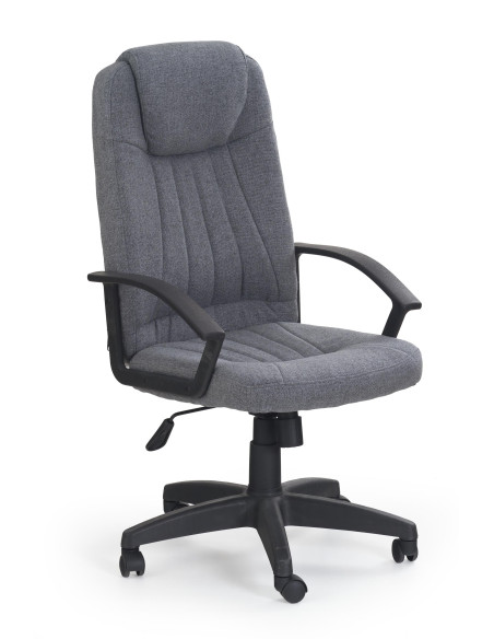 RINO Fotel Biurowy Obrotowy Popielaty - Komfort i Styl w Pracy