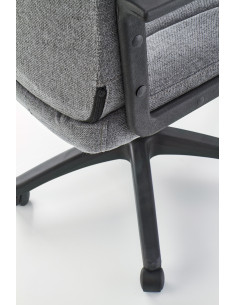 RINO Fotel Biurowy Obrotowy Popielaty - Komfort i Styl w Pracy 2