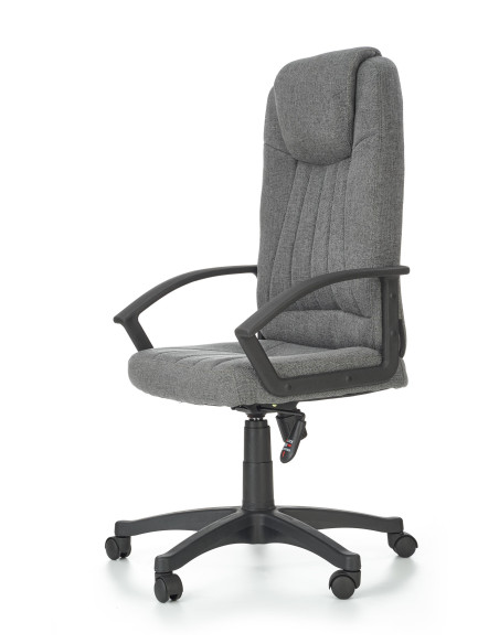 RINO Fotel Biurowy Obrotowy Popielaty - Komfort i Styl w Pracy