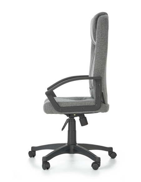 RINO Fotel Biurowy Obrotowy Popielaty - Komfort i Styl w Pracy
