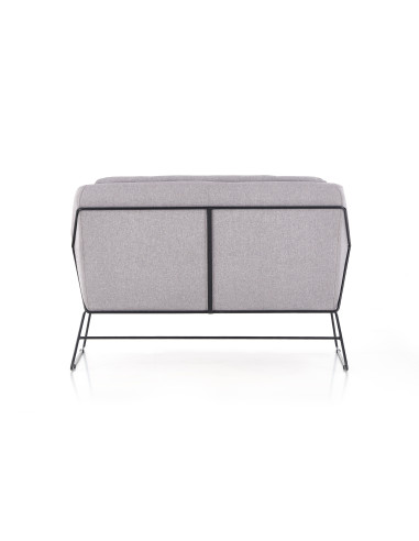 SOFT XL Fotel Wypoczynkowy Jasny Popiel z Czarnym Stelażem - Komfortowy