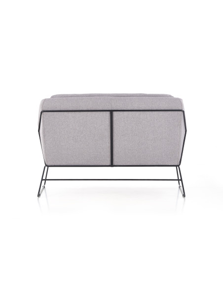 SOFT XL Fotel Wypoczynkowy Jasny Popiel z Czarnym Stelażem - Komfortowy