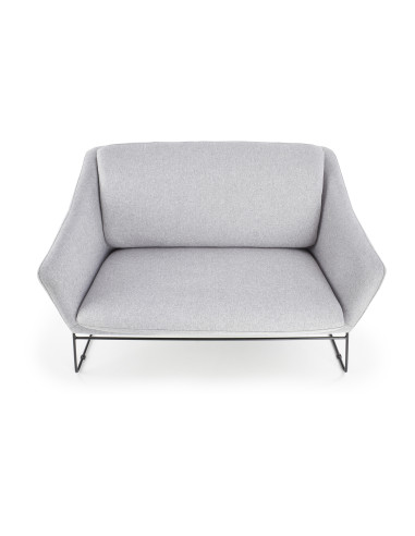 SOFT XL Fotel Wypoczynkowy Jasny Popiel z Czarnym Stelażem - Komfortowy