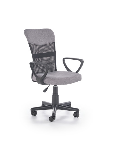 TIMMY Fotel Młodzieżowy Popielato Czarny - Nowoczesność i Komfort