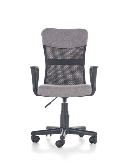 TIMMY Fotel Młodzieżowy Popielato Czarny - Nowoczesność i Komfort