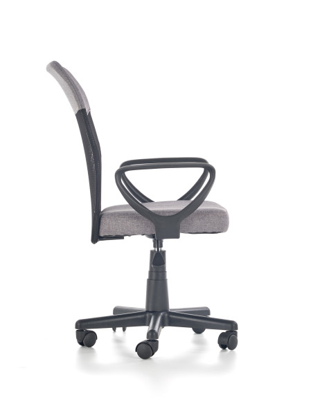 TIMMY Fotel Młodzieżowy Popielato Czarny - Nowoczesność i Komfort