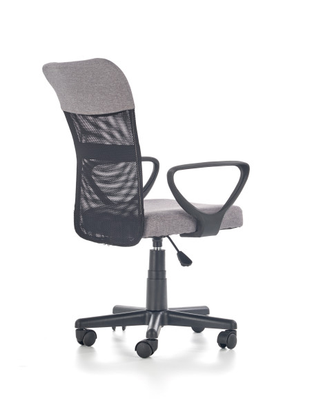 TIMMY Fotel Młodzieżowy Popielato Czarny - Nowoczesność i Komfort