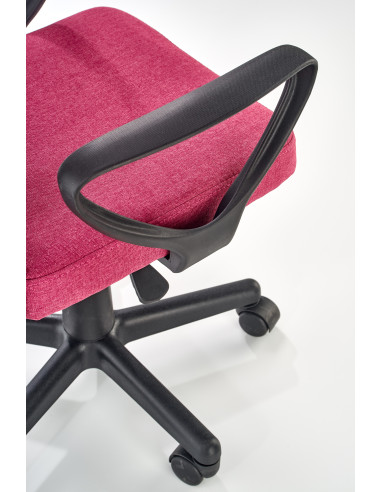 TIMMY Fotel Młodzieżowy Popielato Różowy - Styl i Wygoda