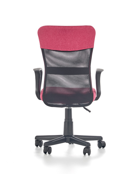 TIMMY Fotel Młodzieżowy Popielato Różowy - Styl i Wygoda