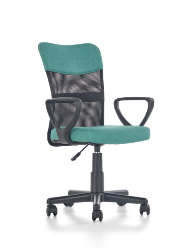 TIMMY Fotel Młodzieżowy Popielato Turkusowy - Energia i Styl