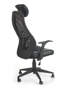 TORINO Fotel Biurowy - Czarna Eco Skóra/Siatka - Profesjonalizm i Styl 2