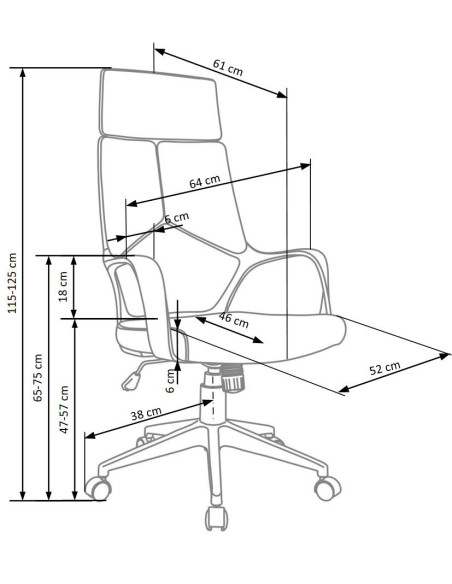 VOYAGER Fotel Gabinetowy Gamingowy Niebiesko-Czarny - Innowacja i Elegancja