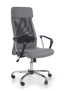 ZOOM Fotel Biurowy z Siatką Popielaty - Komfort i Nowoczesny Styl