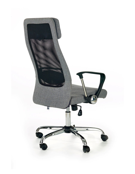 ZOOM Fotel Biurowy z Siatką Popielaty - Komfort i Nowoczesny Styl