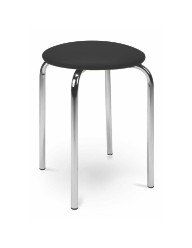 Taboret DIANE st.chrom / siedz.V04