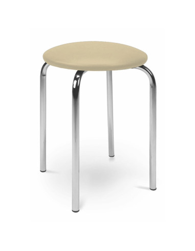 Taboret DIANE st.chrom / siedz.V18