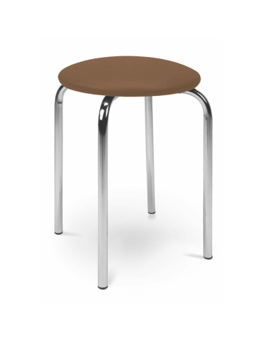 Taboret DIANE st.chrom / siedz.V49