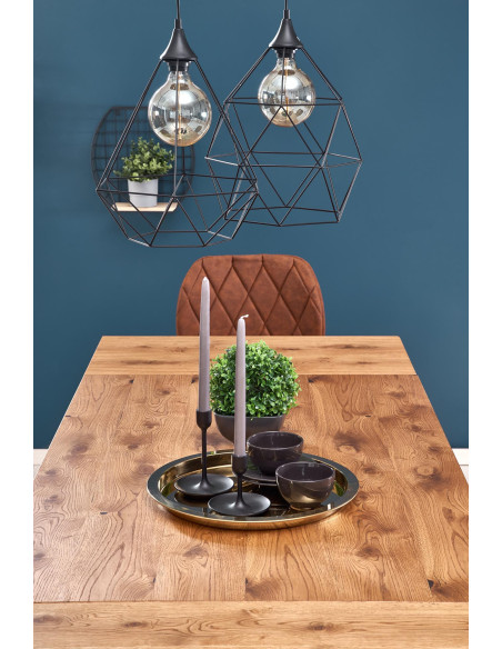 HORUS Stół Skandynawski Rozkładany 126-206/80/76 cm - Rodzinne Spotkania