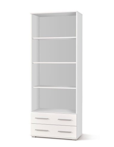 LIMA REG3 Regał Biały Połysk - Nowoczesność i Blask