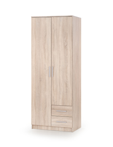 LIMA S-2 Szafa 80/52/205 cm z 2 Szufladami Dąb Sonoma - Funkcjonalna