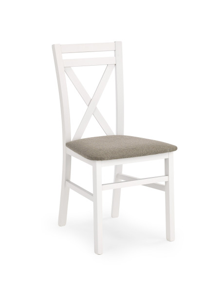 DARIUSZ Krzesło Drewniane Białe - Świeży Powiew Elegancji