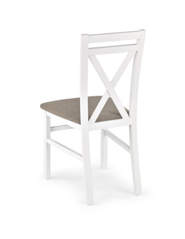 DARIUSZ Krzesło Drewniane Białe - Świeży Powiew Elegancji