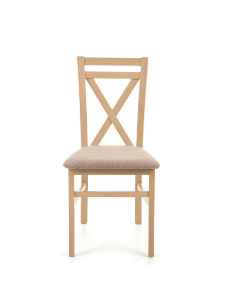 DARIUSZ Krzesło Drewniane Dąb Sonoma - Klasyczna Linia i Wygoda