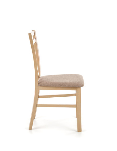 DARIUSZ Krzesło Drewniane Dąb Sonoma - Klasyczna Linia i Wygoda