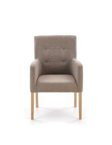 FILO Fotel Pikowany Inari 23 / Nóżki Drewniane Dąb Miodowy - Tradycjny