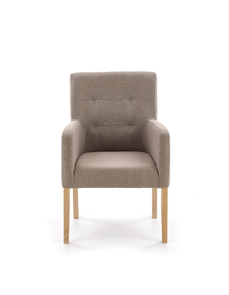 FILO Fotel Pikowany Inari 23 / Nóżki Drewniane Dąb Miodowy - Tradycjny