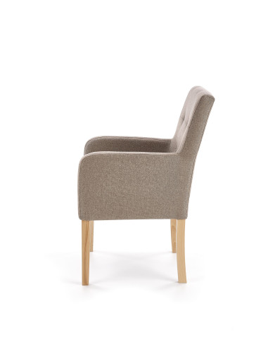 FILO Fotel Pikowany Inari 23 / Nóżki Drewniane Dąb Miodowy - Tradycjny