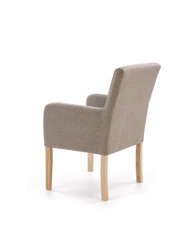 FILO Fotel Pikowany Inari 23 / Nóżki Drewniane Dąb Miodowy - Tradycjny