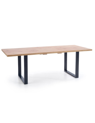 VENOM Stół Rozkładany 135-185 cm - Elegancja Spotkań przy Jasnym Dębie