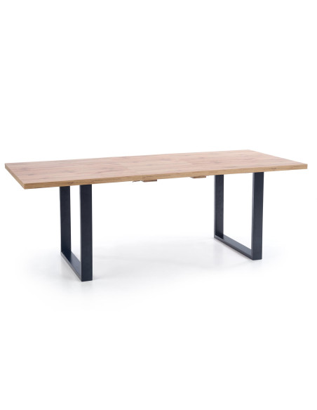 VENOM Stół Rozkładany 135-185 cm - Elegancja Spotkań przy Jasnym Dębie