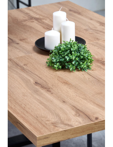 VENOM Stół Rozkładany 135-185 cm - Elegancja Spotkań przy Jasnym Dębie