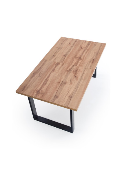 VENOM Stół Rozkładany 135-185 cm - Elegancja Spotkań przy Jasnym Dębie