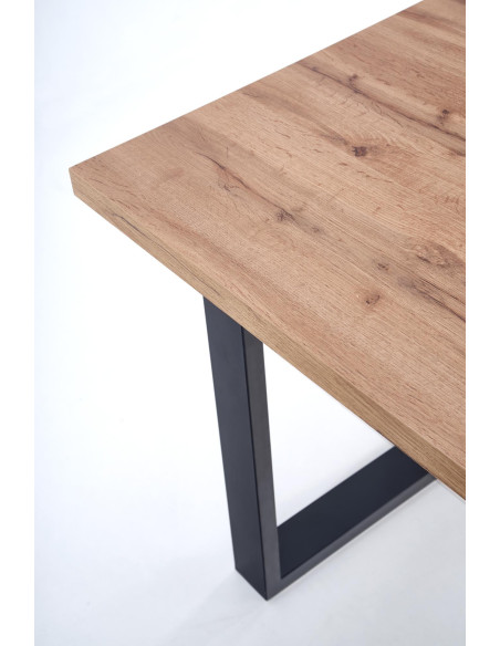 VENOM Stół Rozkładany 135-185 cm - Elegancja Spotkań przy Jasnym Dębie