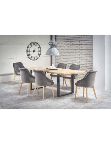 VENOM Stół Rozkładany 160-210cm Dąb Wotan - Elegancja i Funkcjonalność