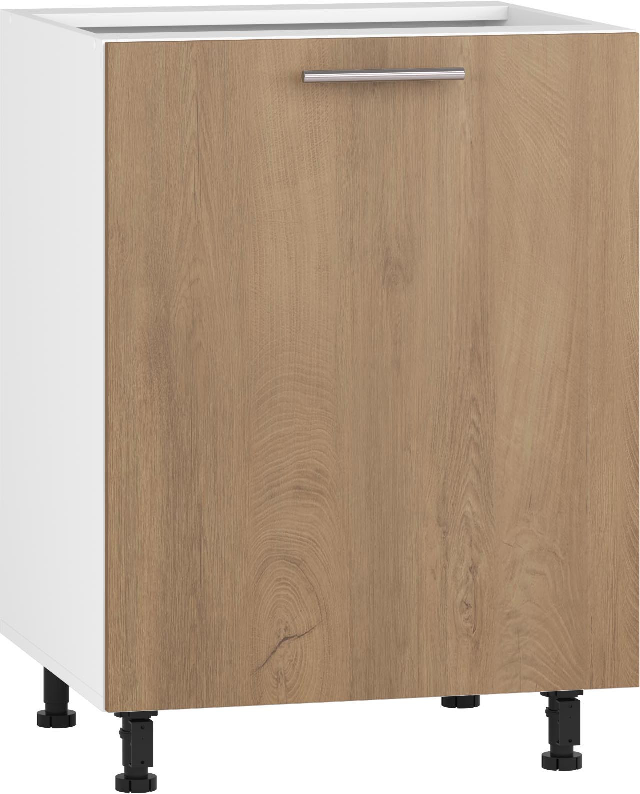 Szafka VENTO D-60/82, dąb miodowy, przód, połączenie tradycji z nowoczesnością.