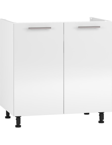 VENTO DK-80/82 Szafka Kuchenna Zlewozmywakowa Dolna Stojąca Biała 80cm