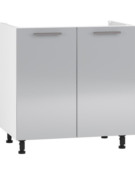 VENTO DK-80/82 Szafka Kuchenna Zlewozmywakowa Dolna Jasny Popiel 80cm