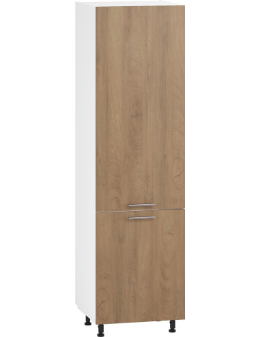 VENTO DL-60/214 Szafka Kuchenna Wysoka Dąb Do Zabudowy Lodówki 60cm