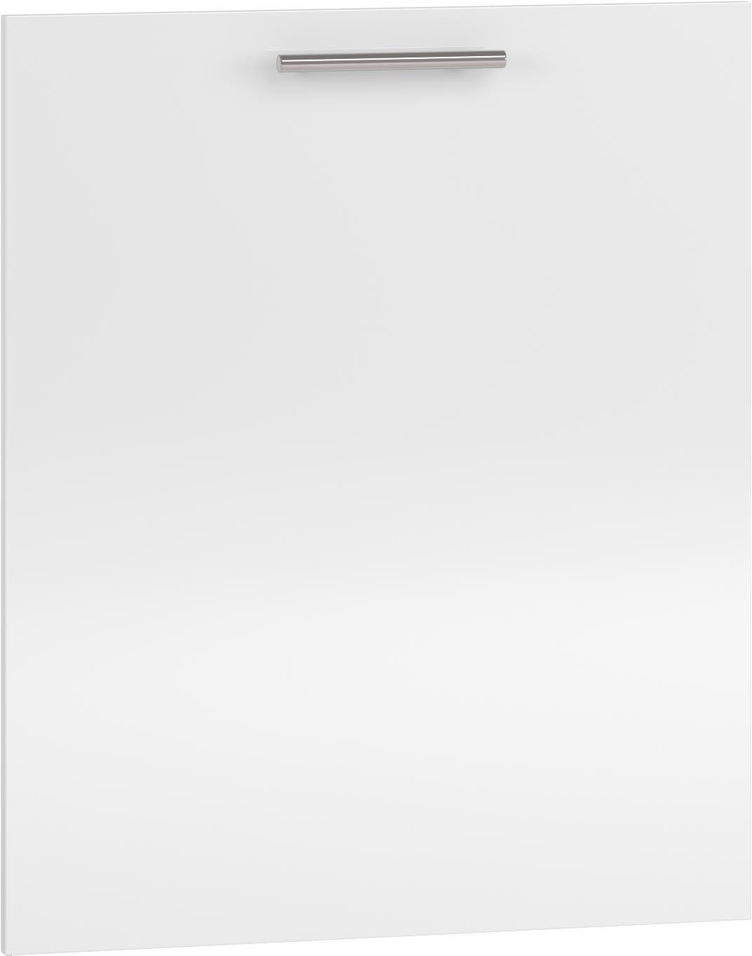 Front zabudowy zmywarki VENTO DM 60/72 w kolorze białym, widok z przodu.