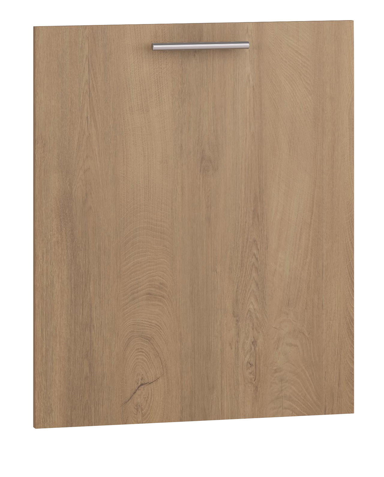 Front zabudowy zmywarki VENTO DM-60/72 w kolorze dąb miodowy, widok z przodu.