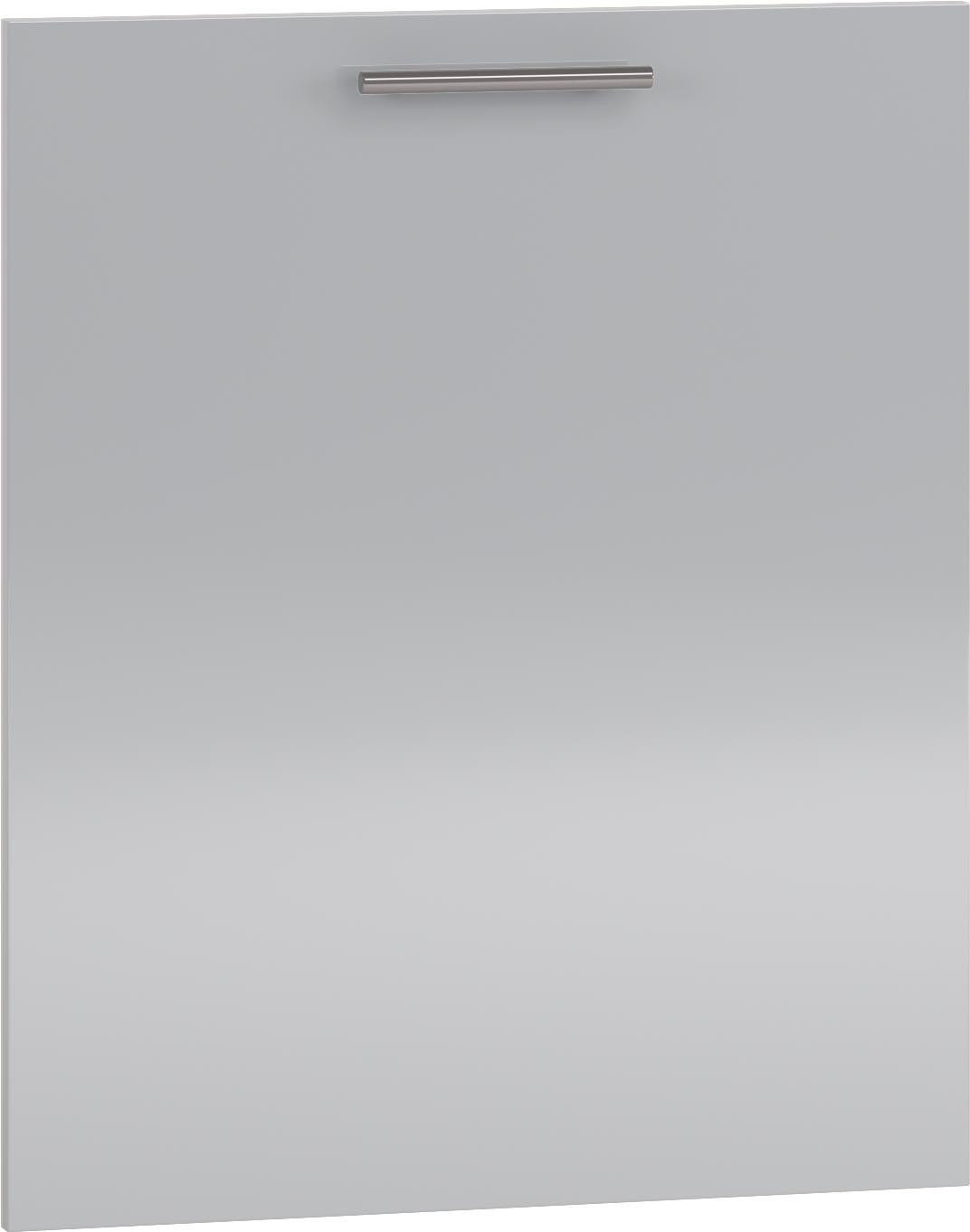 Front zabudowy zmywarki VENTO DM 60/72 w jasnym popielu – zdjęcie z przodu.