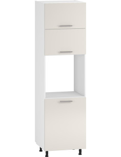 VENTO DP-60/214 Szafka Kuchenna Wysoka Beżowa Do Piekarnika 60cm