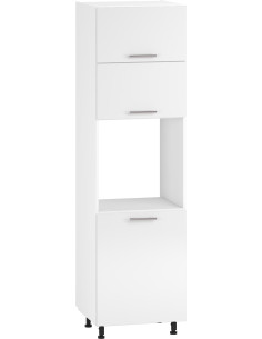 VENTO DP-60/214 Szafka Kuchenna Wysoka Biała Do Piekarnika 60cm