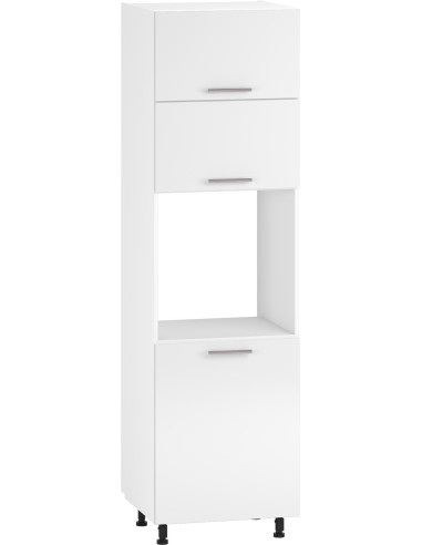 VENTO DP-60/214 Szafka Kuchenna Wysoka Biała Do Piekarnika 60cm
