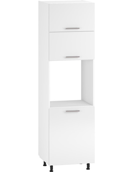 VENTO DP-60/214 Szafka Kuchenna Wysoka Biała Do Piekarnika 60cm