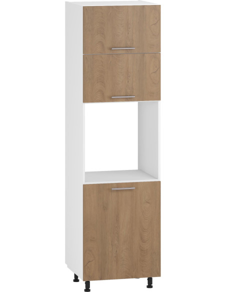 VENTO DP-60/214 Szafka Kuchenna Wysoka Dąb Miodowy 60cm Do Piekarnika